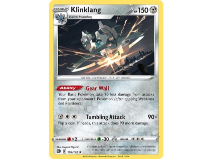 104/172 Klinklang (Brilliant Stars) (varianta Non-holo)