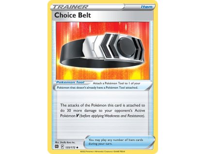 135/172 Choice Belt (Brilliant Stars) (varianta Non-holo)