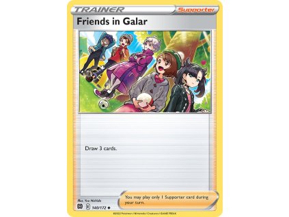 140/172 Friends in Galar (Brilliant Stars) (varianta Non-holo)