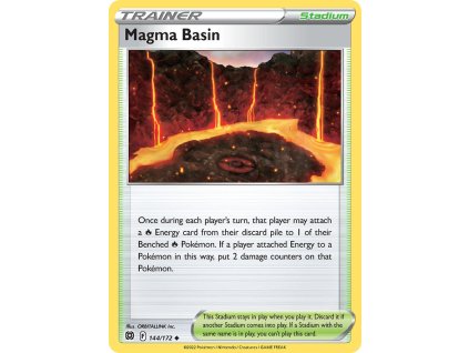 144/172 Magma Basin (Brilliant Stars) (varianta Non-holo)