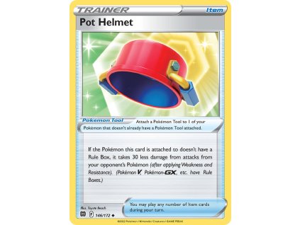 146/172 Pot Helmet (Brilliant Stars) (varianta Non-holo)