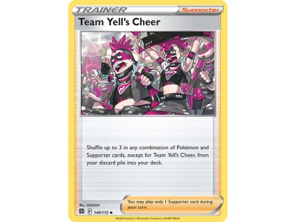 149/172 Team Yell's Cheer (Brilliant Stars) (varianta Non-holo)