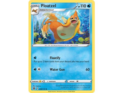 039/172 Floatzel (Brilliant Stars) (varianta reverse holo)