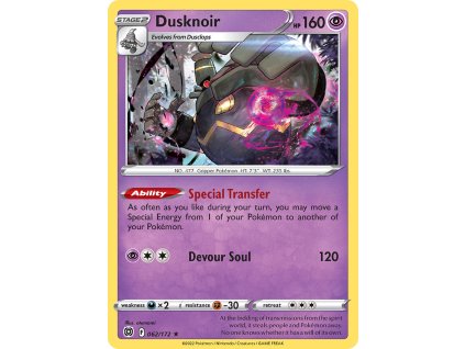062/172 Dusknoir (Brilliant Stars) (varianta reverse holo)