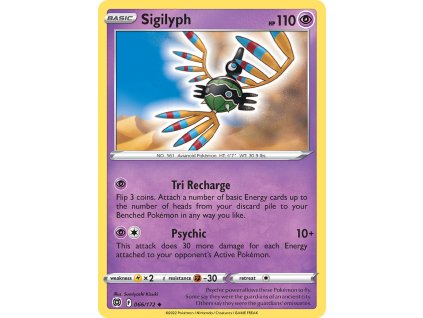066/172 Sigilyph (Brilliant Stars) (varianta reverse holo)
