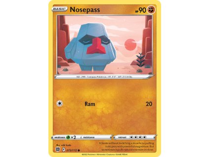073/172 Nosepass (Brilliant Stars) (varianta reverse holo)