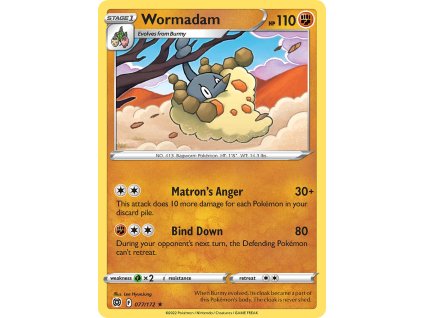 077/172 Wormadam (Brilliant Stars) (varianta reverse holo)