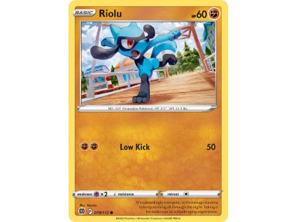 078/172 Riolu (Brilliant Stars) (varianta reverse holo)