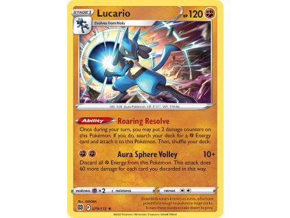 079/172 Lucario (Brilliant Stars) (varianta reverse holo)