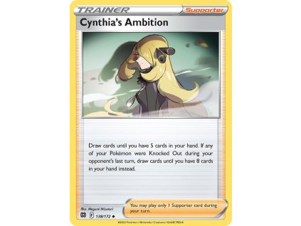 138/172 Cynthia's Ambition (Brilliant Stars) (varianta reverse holo)
