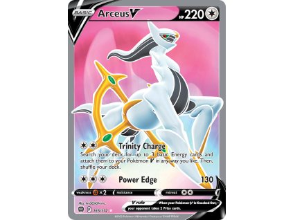 165/172 Arceus V (Brilliant Stars) (varianta holo)