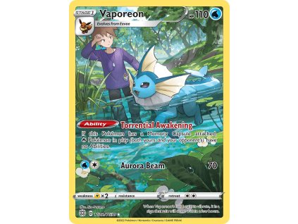 TG002 Vaporeon (Brilliant Stars) (varianta holo)