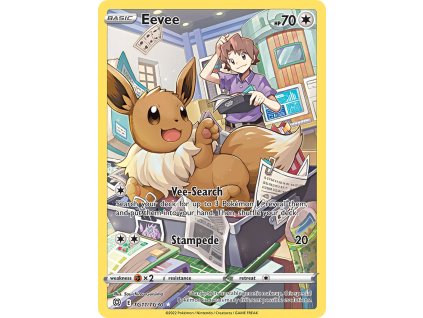 TG011 Eevee (Brilliant Stars) (varianta holo)