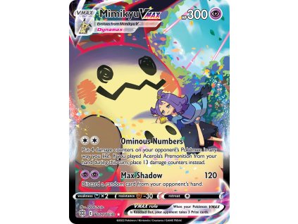 TG017 Mimikyu VMAX (Brilliant Stars) (varianta holo)