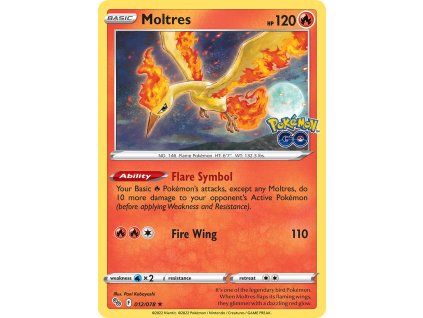 012/78 Moltres (Pokémon GO) (varianta reverse holo)