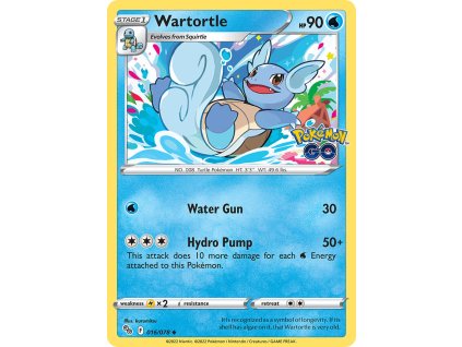 016/78 Wartortle (Pokémon GO) (varianta reverse holo)