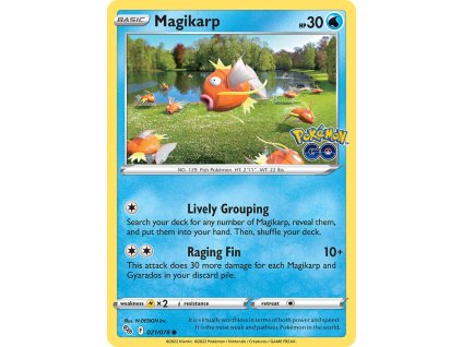 021/78 Magikarp (Pokémon GO) (varianta reverse holo)