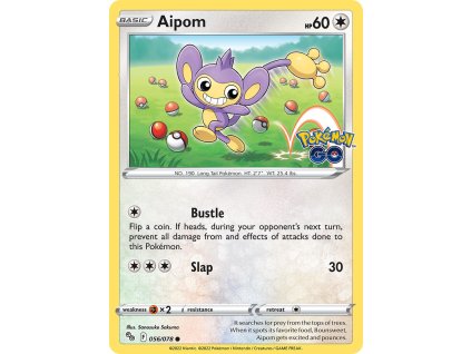 056/78 Aipom (Pokémon GO) (varianta reverse holo)