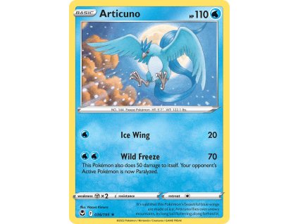 036/195 Articuno (Silver Tempest) (varianta reverse holo)