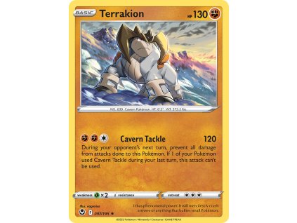 097/195 Terrakion (Silver Tempest) (varianta reverse holo)