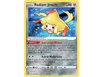 120/195 Radiant Jirachi (Silver Tempest) (varianta holo)