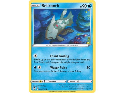 044/195 Relicanth (Silver Tempest) (varianta reverse holo)