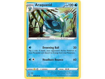 048/195 Araquanid (Silver Tempest) (varianta reverse holo)