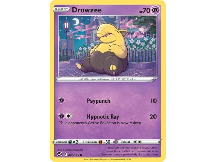 060/195 Drowzee (Silver Tempest) (varianta reverse holo)