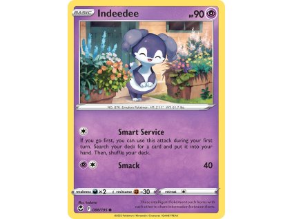 086/195 Indeedee (Silver Tempest) (varianta reverse holo)