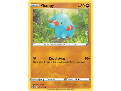 091/195 Phanpy (Silver Tempest) (varianta reverse holo)