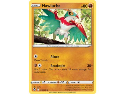 098/195 Hawlucha (Silver Tempest) (varianta reverse holo)