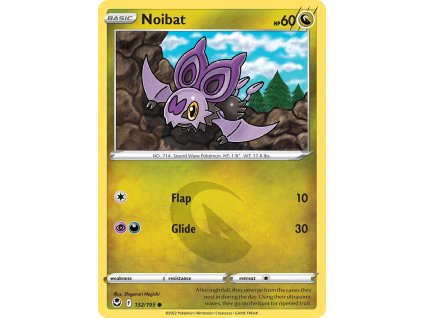 132/195 Noibat (Silver Tempest) (varianta reverse holo)