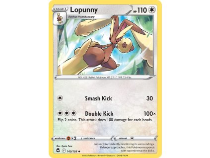 145/195 Lopunny (Silver Tempest) (varianta reverse holo)