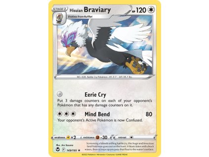 149/195 Hisuian Braviary (Silver Tempest) (varianta reverse holo)