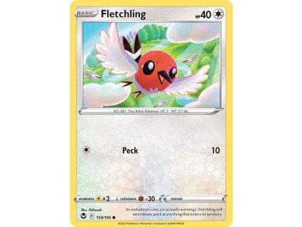 150/195 Fletchling (Silver Tempest) (varianta reverse holo)