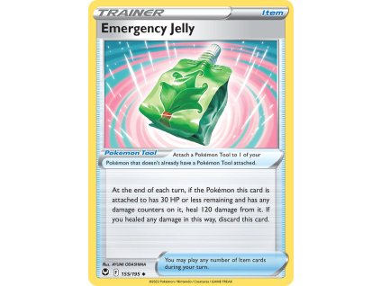 155/195 Emergency Jelly (Silver Tempest) (varianta reverse holo)
