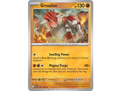093/182 Groudon (Paradox Rift) (varianta reverse holo)