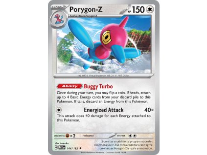 144/182 Porygon-Z (Paradox Rift) (varianta reverse holo)