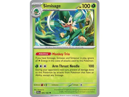 005/182 Simisage (Paradox Rift) (varianta reverse holo)
