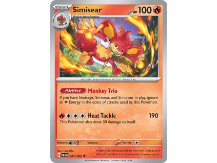 021/182 Simisear (Paradox Rift) (varianta reverse holo)