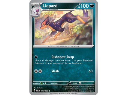 115/182 Liepard (Paradox Rift) (varianta reverse holo)