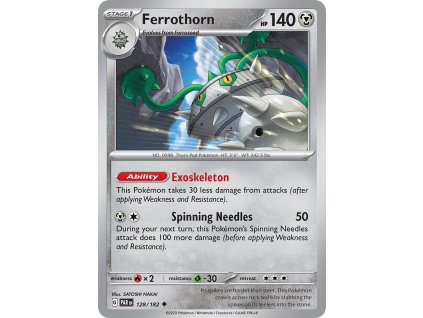 128/182 Ferrothorn (Paradox Rift) (varianta reverse holo)
