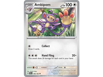 146/182 Ambipom (Paradox Rift) (varianta reverse holo)