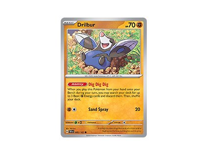 085/162 Drilbur (Temporal Forces) (varianta reverse holo)