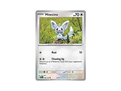 136/162 Minccino (Temporal Forces) (varianta reverse holo)