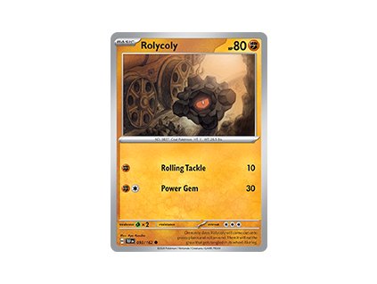 093/162 Rolycoly (Temporal Forces) (varianta reverse holo)