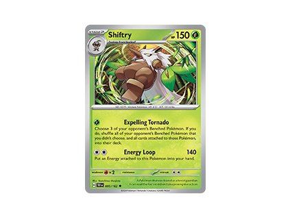 005/162 Shiftry (Temporal Forces) (varianta reverse holo)