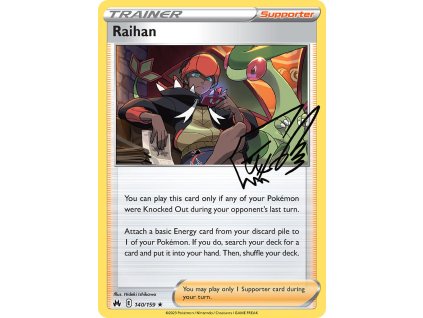 140/159 Raihan (Crown Zenith) (varianta reverse holo)