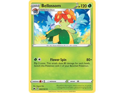 003/159 Bellossom (Crown Zenith) (varianta Non-holo)
