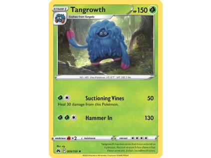 005/159 Tangrowth (Crown Zenith) (varianta Non-holo)